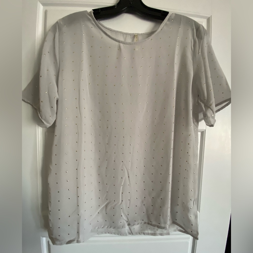 Nine 1 Eight sheer woman’s top large